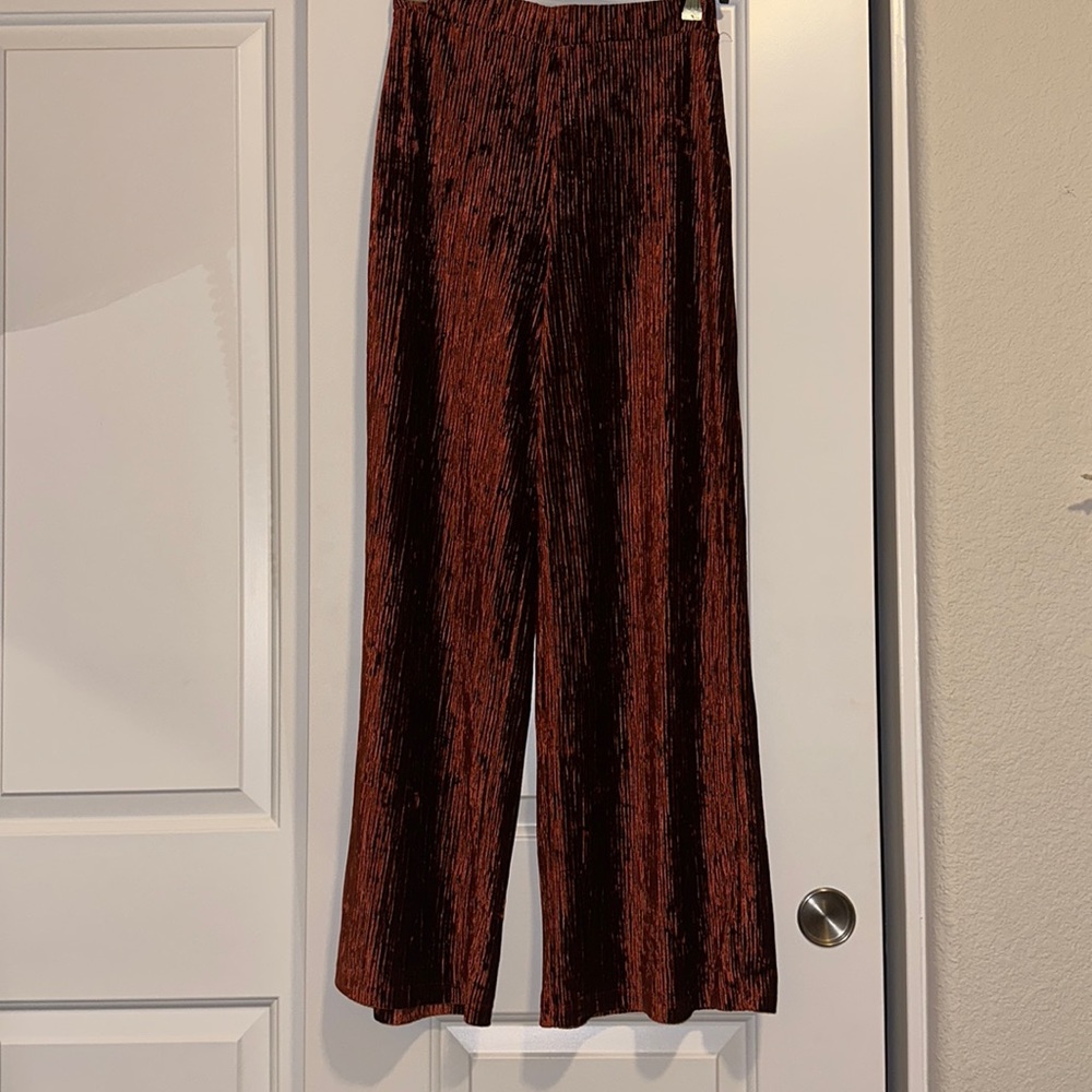 Banana Republic wide leg velvet pants